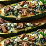 Hartige courgettebootjes met vulling, een smakelijk en gezond gerecht.