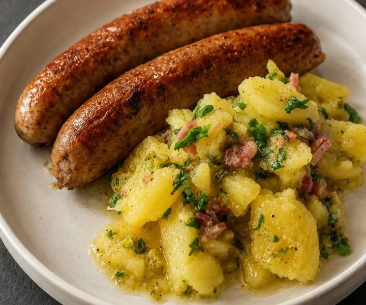 Thüringer Rostbratwurst recept met kruiden en bereidingsinstructies