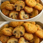 Knapperige champignons, een smakelijk en gezond gerecht