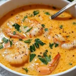 Kokos-currysoep met verse kruiden en groenten in een kom