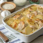 Romige kip en aardappel gratin - een smakelijk en eenvoudig recept