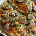 Romige Kip met Champignons - eenvoudig en smakelijk recept