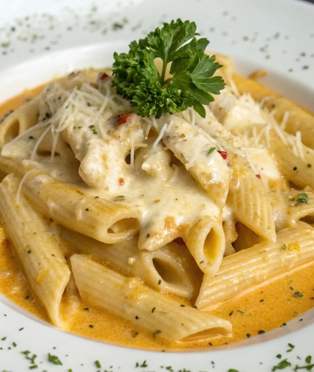 Romige penne met kaas - eenvoudig en smakelijk pastarecept