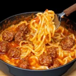 Heerlijke spaghetti met gehaktballen, een eenvoudig en smakelijk recept