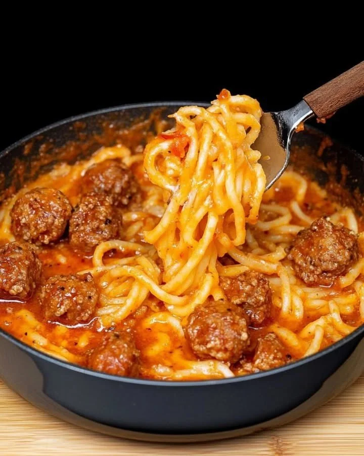 Heerlijke spaghetti met gehaktballen, een eenvoudig en smakelijk recept