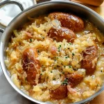 Eenvoudig recept voor gestoofde witte kool, bereid met verse ingrediënten.