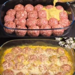 Romige gehaktballen recept met ingrediënten en bereidingswijze.