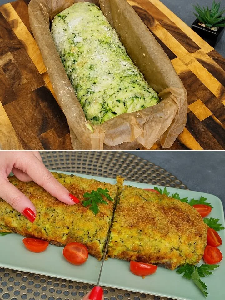 Eenvoudig en smakelijk courgette gehaktbrood recept met groenten