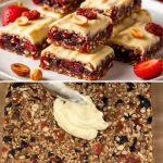 Cukor nélküli zabpehely szeletek, gezonde snackoptie.