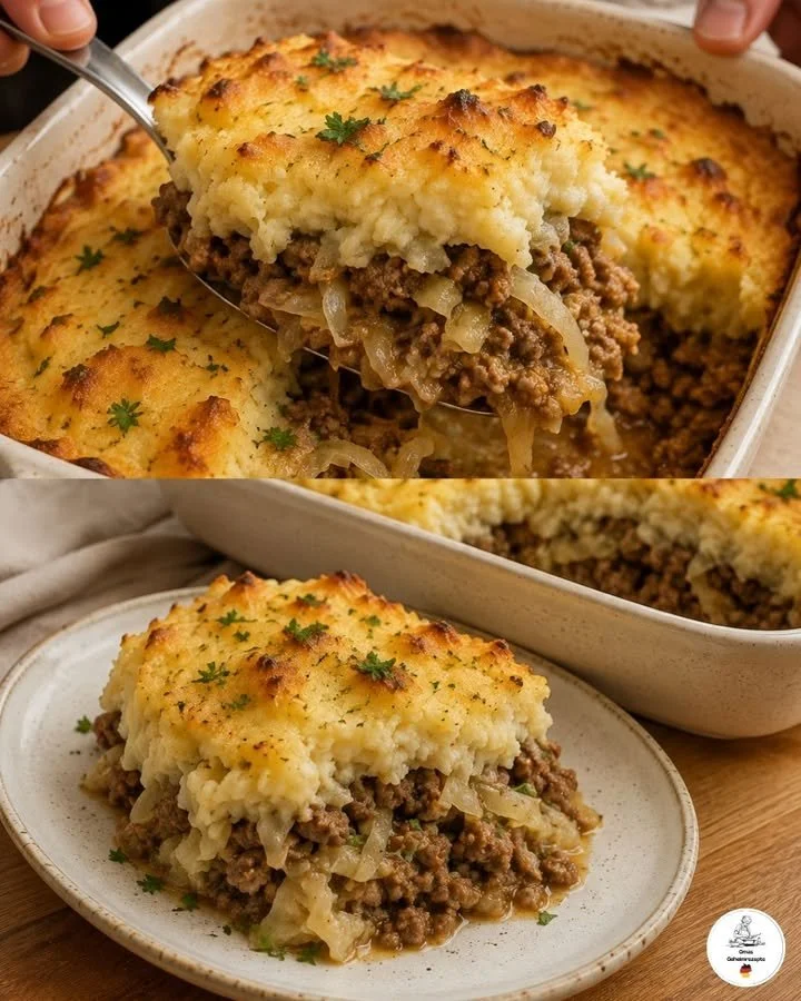 Gemakkelijke aardappel ovenschotel met gehakt recept