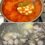 Griekse erwtensoep met Mediterrane ingrediënten en kruiden