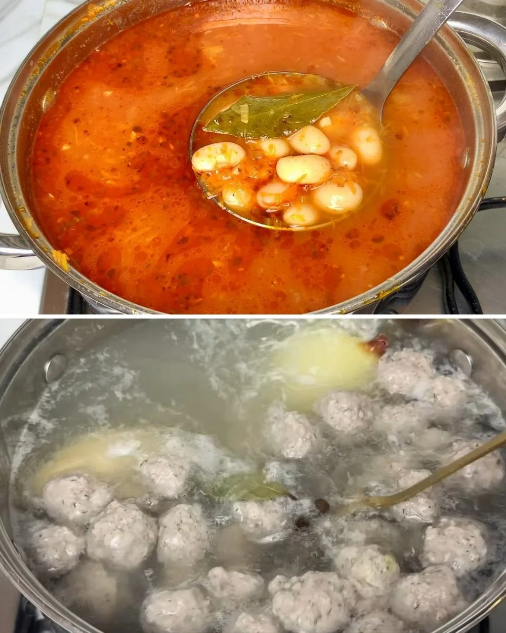 Griekse erwtensoep met Mediterrane ingrediënten en kruiden