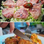 Hartige kippendij braadpan met groenten en kruiden