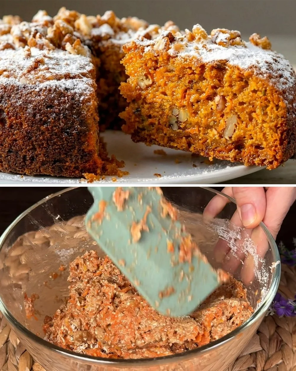 Havermout en worteltaart recept eenvoudig klaar te maken