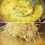 Een kom verrukkelijke erwten soep met verse ingrediënten