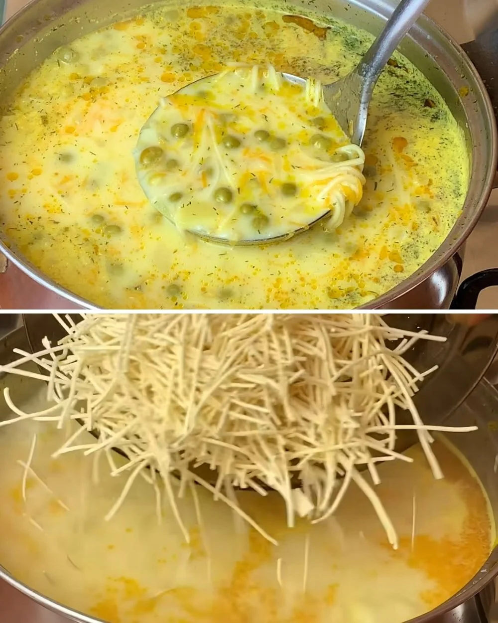 Een kom verrukkelijke erwten soep met verse ingrediënten