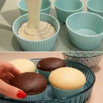 Luchtige Japanse water muffins gebakken volgens authentiek recept