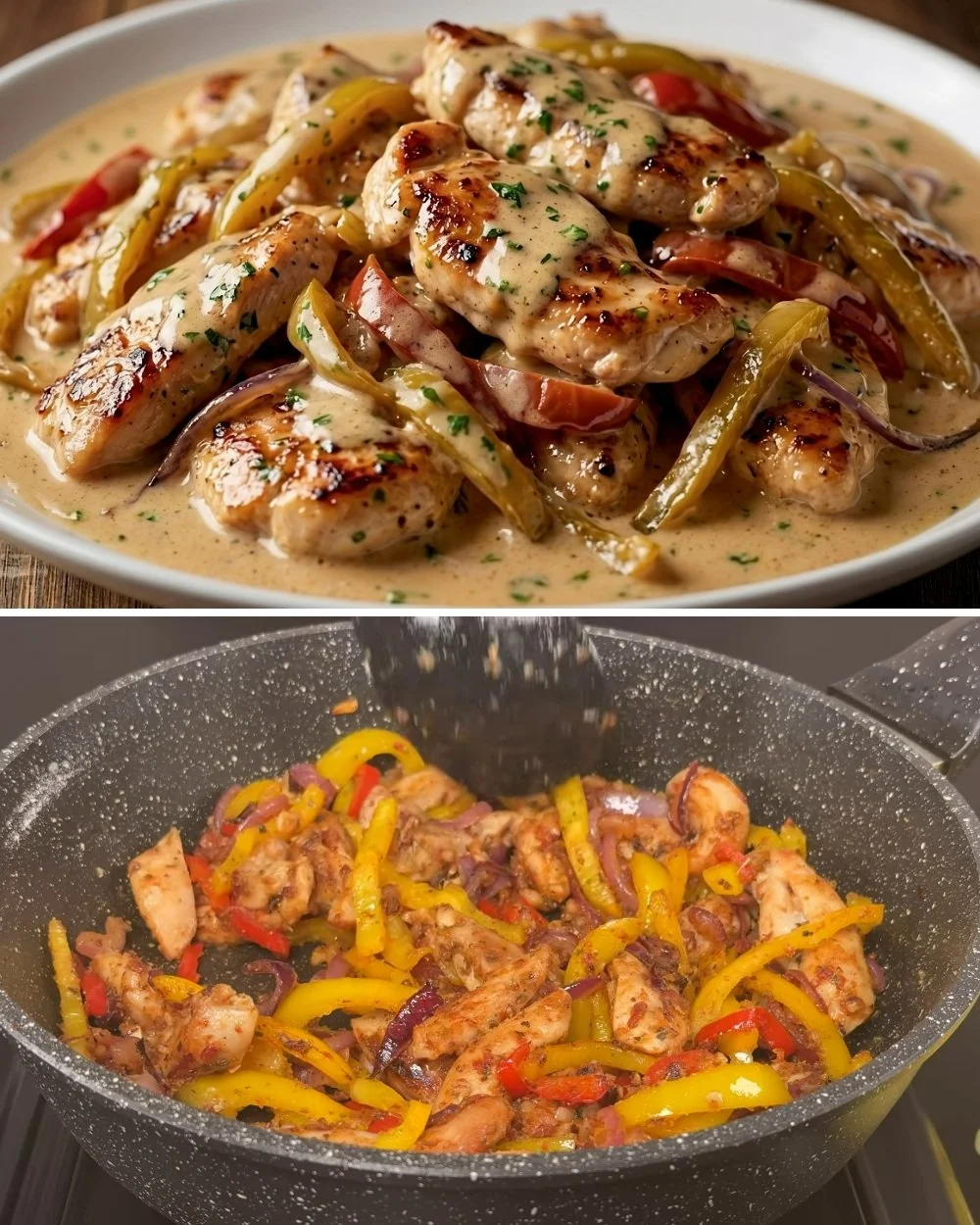 Kip in romige saus – eenvoudig recept voor een heerlijke maaltijd.
