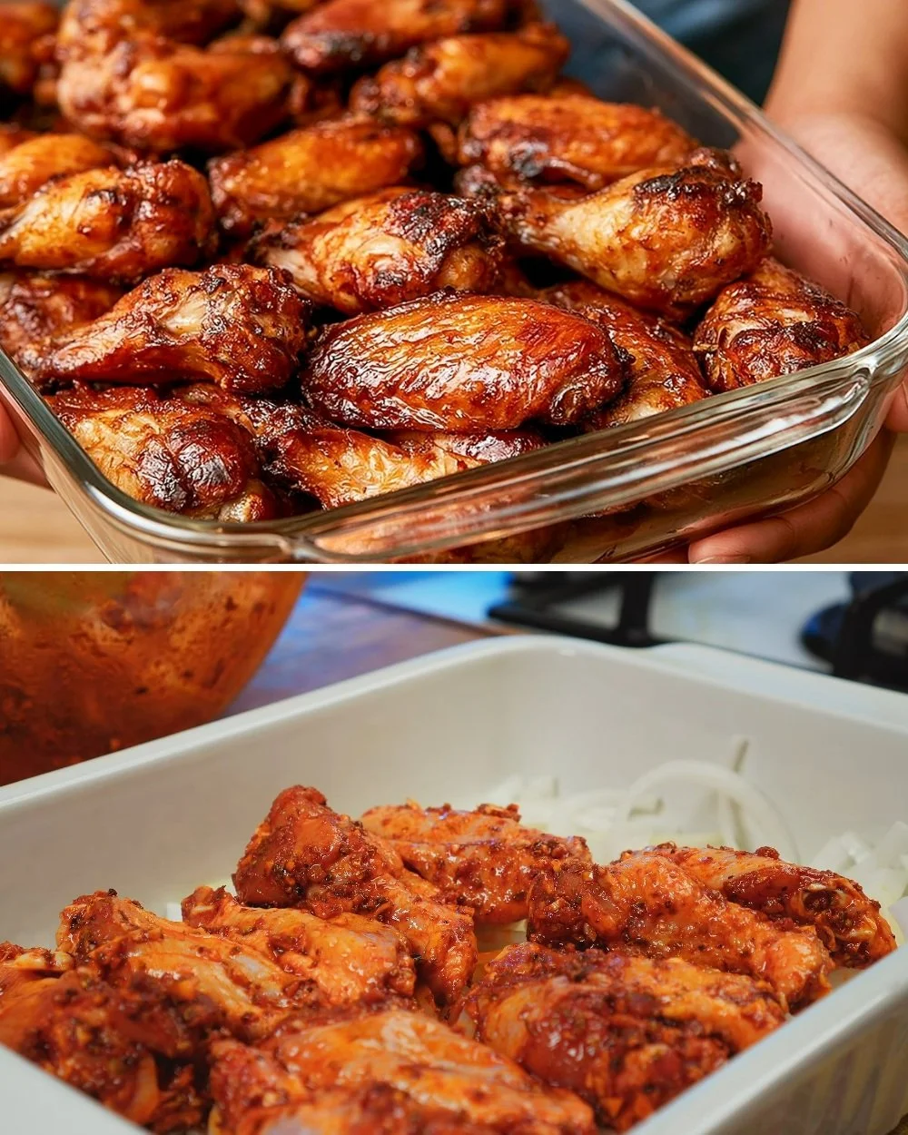 Krokante kippenvleugels uit de oven met kruiden en specerijen