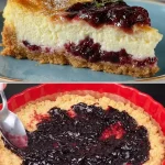 Romige Túró's Pite met boggyós jam, een heerlijk dessert.