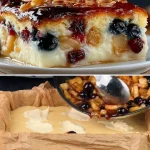 Málnás-Almás Joghurtos Pite met romige túró en amandelen