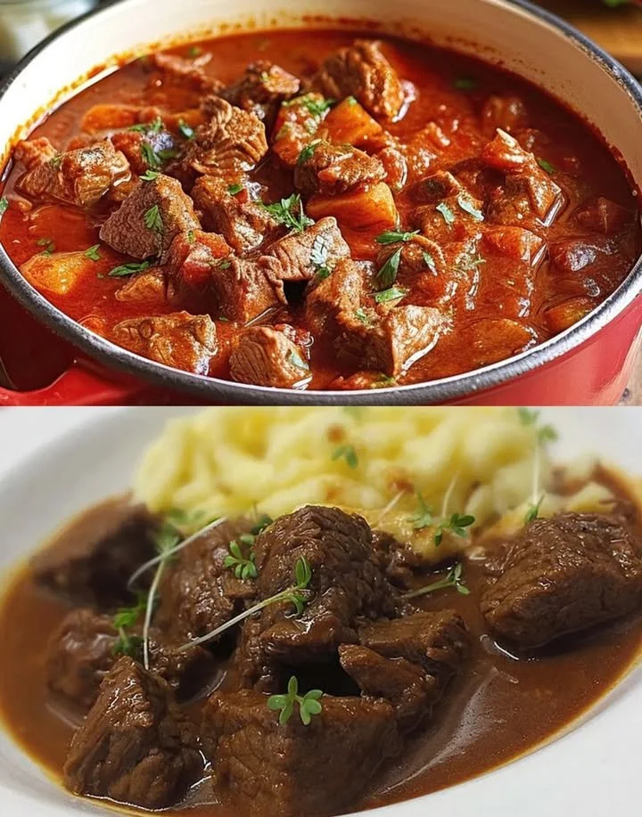 Oma's goulash met groenten en vlees, een heerlijk recept
