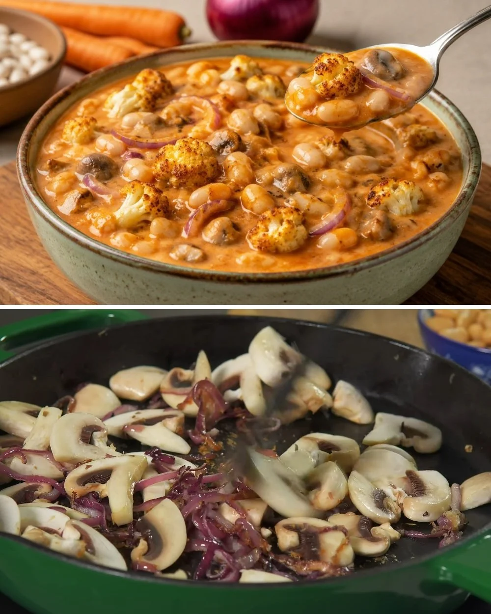 Romige witte bonen gerecht, eenvoudig en smaakvol recept.