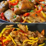 Heerlijk gerecht met Kip en Paprika voor een smakelijk avondeten