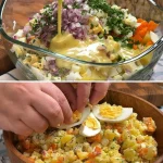 Heerlijke salade met verse ingrediënten en kleurrijke groenten